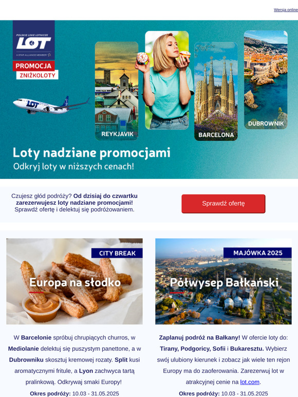 3,2,1...czas na TŁUSTE PROMOCJE! 🍩✈️