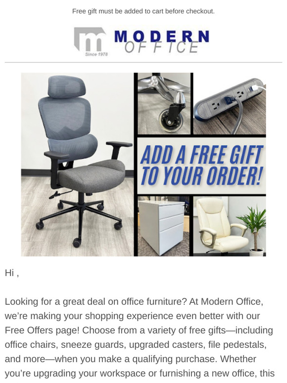 Get a Free Gift With Your Purchase
