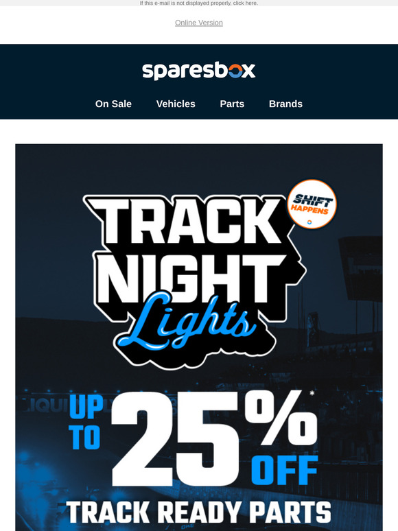 Race Night Ready Savings: Up TO 25% Off!