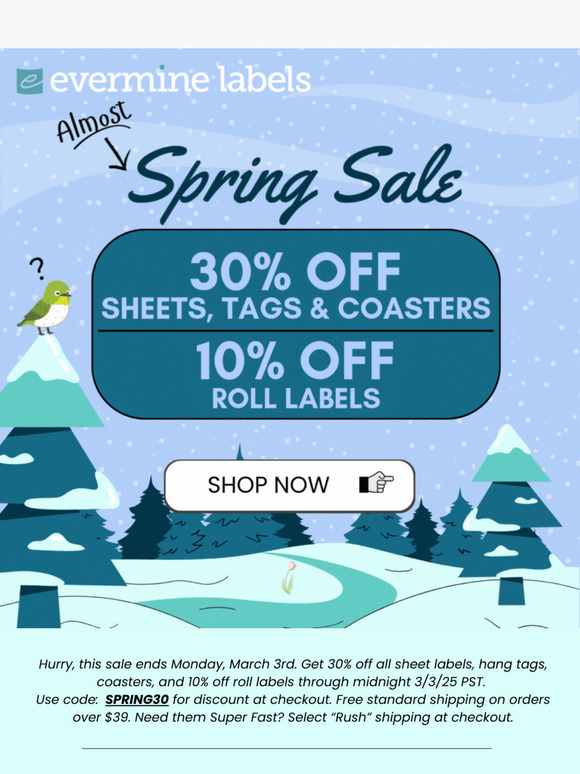 ❄️It's Almost Spring🌷- Everything is on Sale!