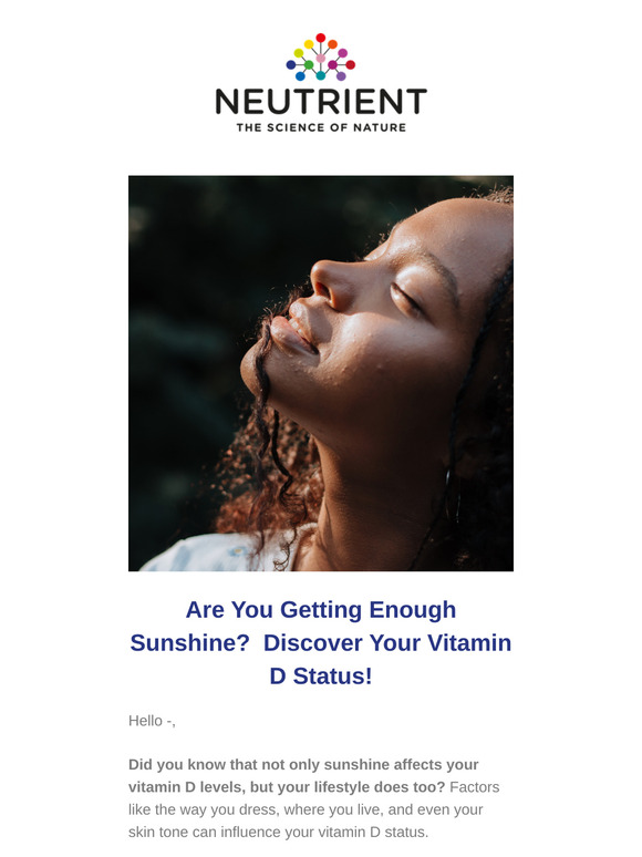 ✨ Are You Getting Enough Sunshine? Discover Your Vitamin D Status!