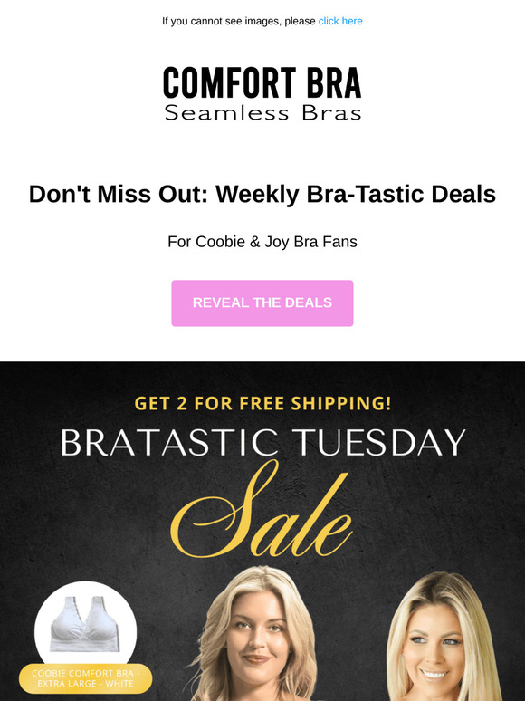 Get ready for spring 🌸 New Bra-Tastic deals