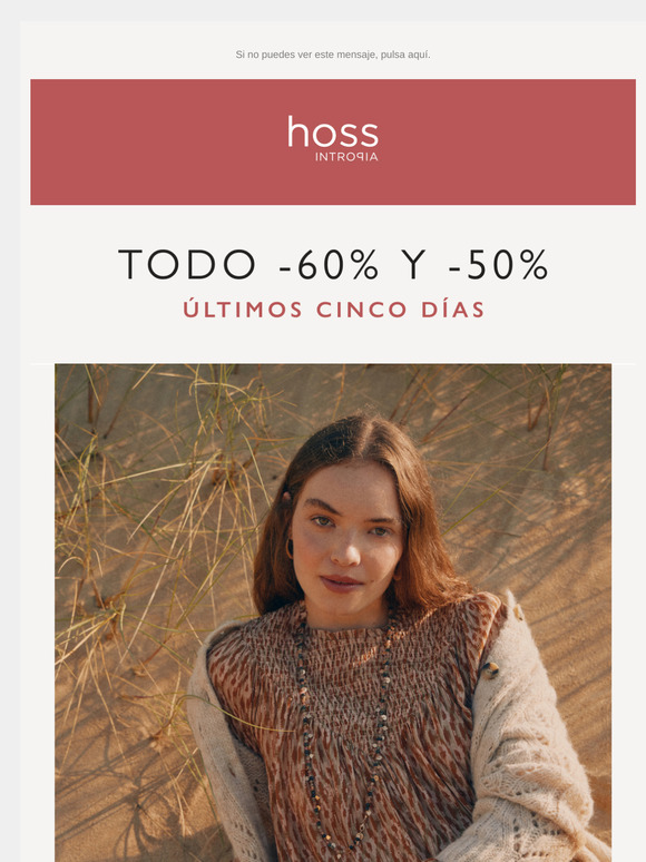 ¡Últimos 5 días de REBAJAS! ⌛️ TODO -60% y -50%