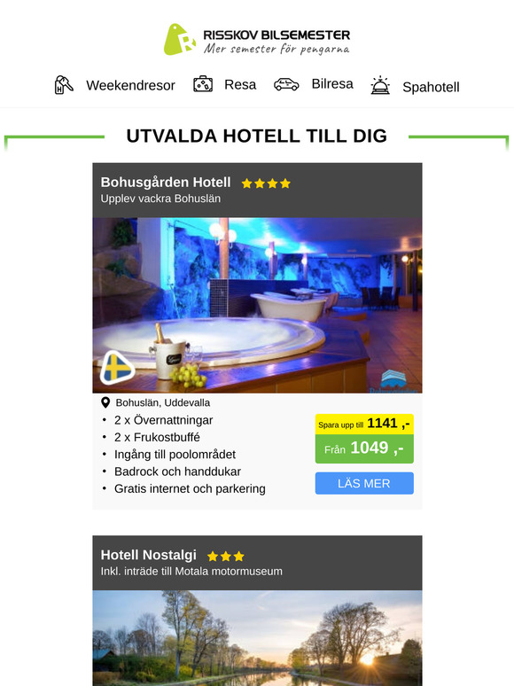 Kolla in våra fantastiska erbjudanden och hitta ett hotell som passar dig!