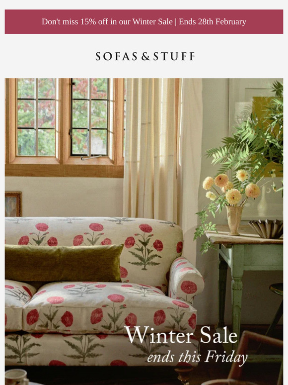 Your last chance to save in our Winter Sale | Ends this Friday
