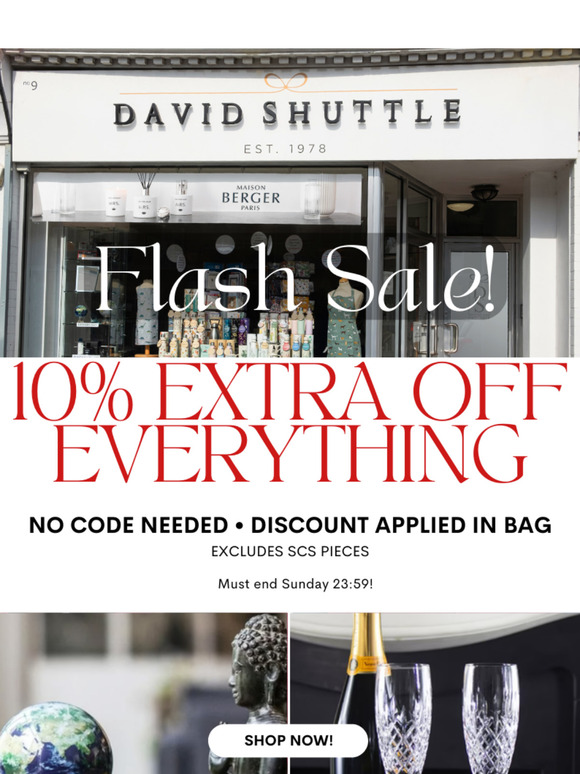 ❗ Save an Extra 10% on Top of HUGE Discounts THIS WEEKEND ❗