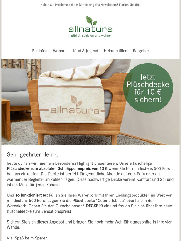 Plüschdecke für 10 € – jetzt schnell sein und sichern!