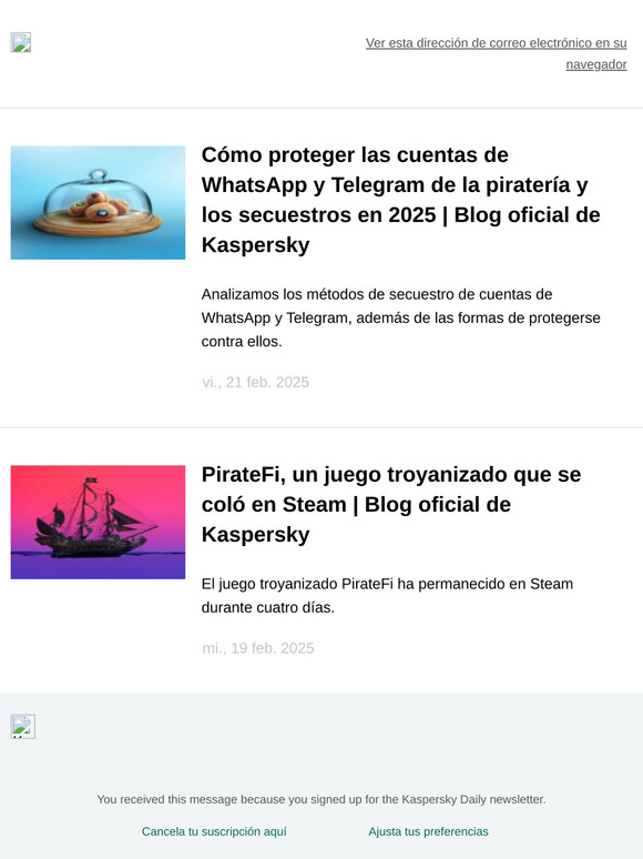 Blog oficial de Kaspersky