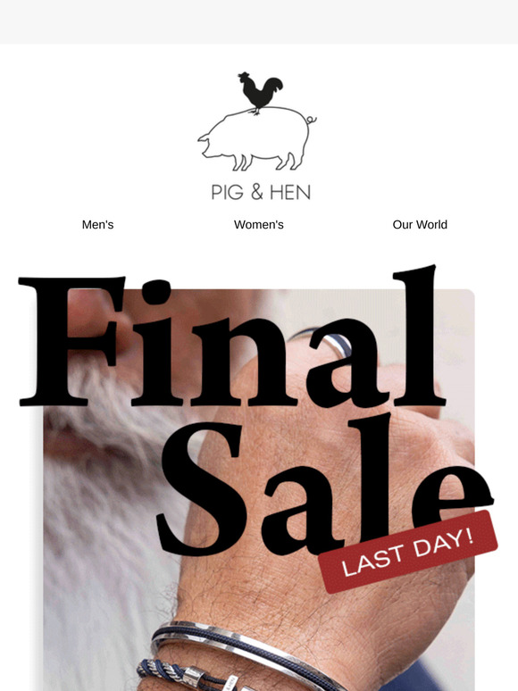 Last Day 🚨 Final Sale 40-50% Off