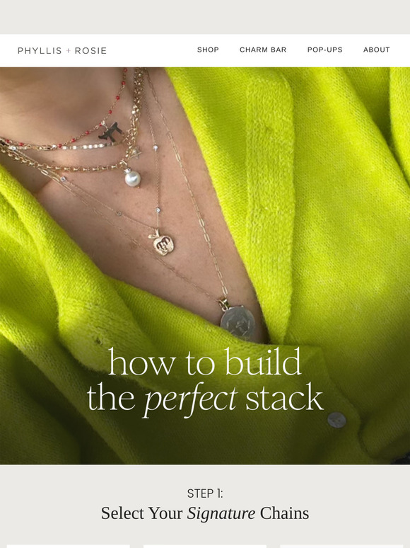 How to Create Your Signature Necklace Stack ✨