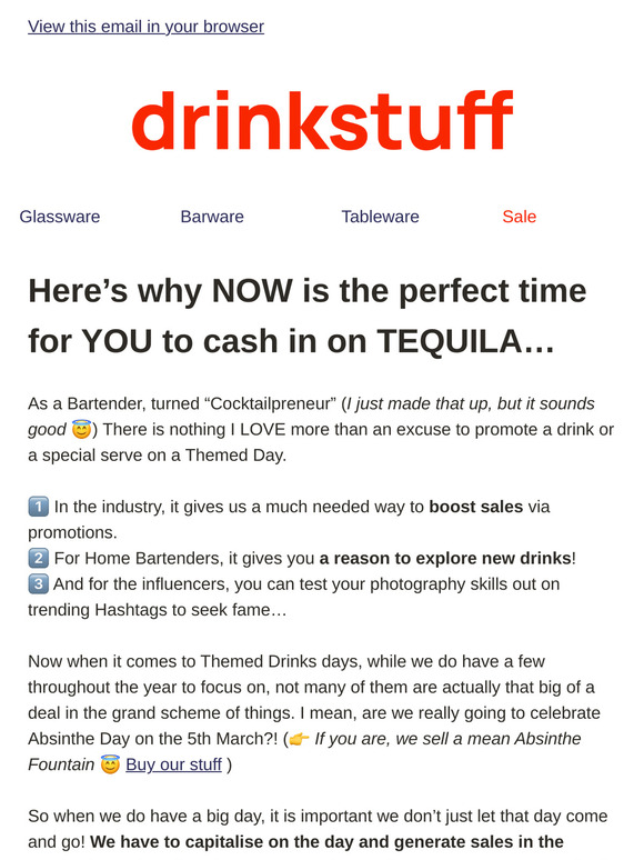 Here’s why NOW is the perfect time for YOU to cash in on TEQUILA…