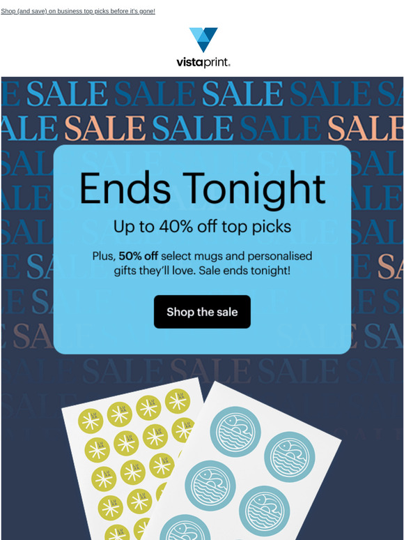 Stock up or miss out: Up to 40% off ENDS TONIGHT 🕛
