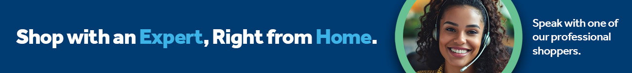We are excited to offer a <b>personalized shopping experience</b> tailored to your appliance needs. Look for the shopping assistant icon throughout the site and speak with a live agent today.