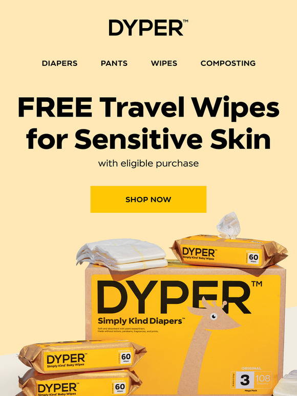 FREE Travel Wipes? Yes! ‼️
