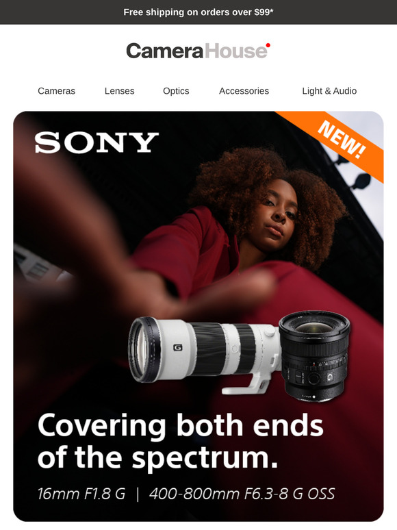 💥 NEW 💥 |  Sony FE 16mm F1.8 G & FE 400-800mm F6.3-8 G OSS | Zoom into the Action or Frame the Big Picture