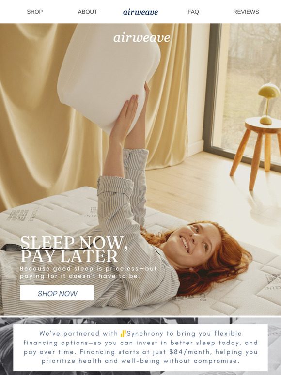 Sleep Now, Pay Later!
