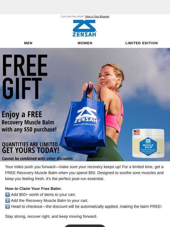 🏃‍♂️ Your FREE Gift Awaits–Soothe, Recover, Repeat