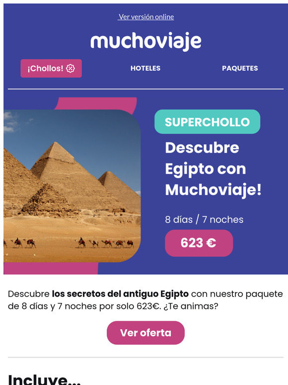🔝 ¡Superchollo! Egipto 8 días desde 623€