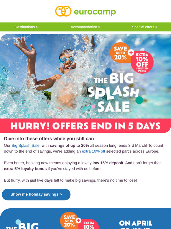 Our offers are ending - the countdown is on!