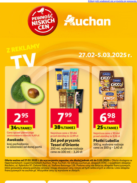 📢Pewność niskich cen z Auchan! Sprawdź najnowsze oferty >>