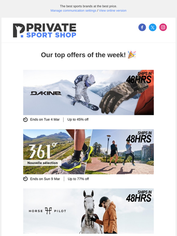 🏆 Top offers of the week!