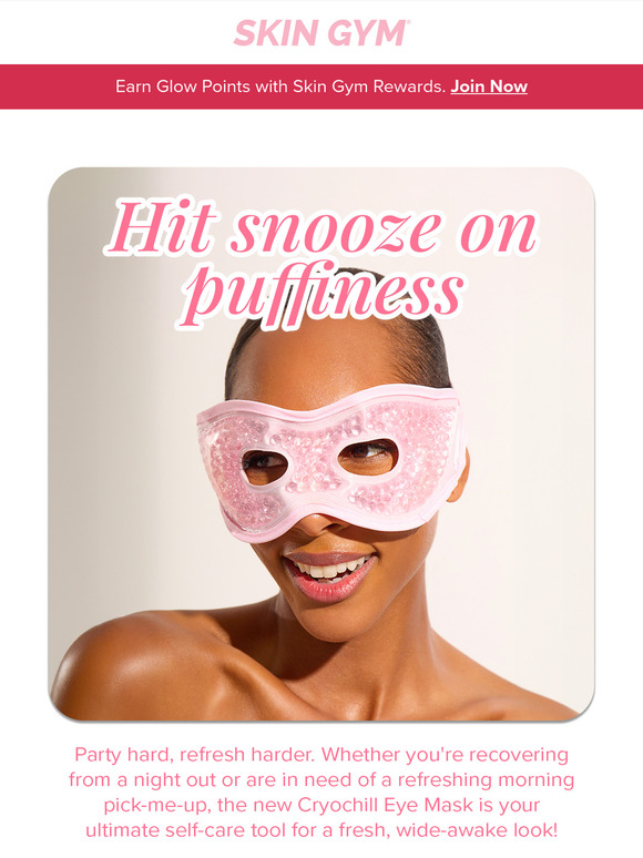 Puffy eyes? Not on our watch 👀