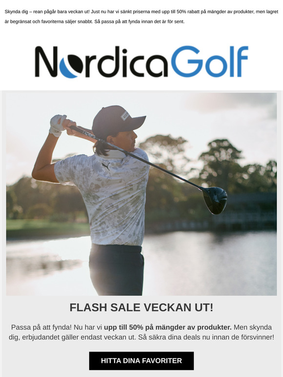 FLASH SALE! 10-50% rabatt! ⏰