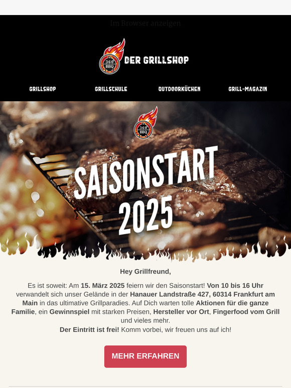 Feiere mit uns den Saisonstart🔥