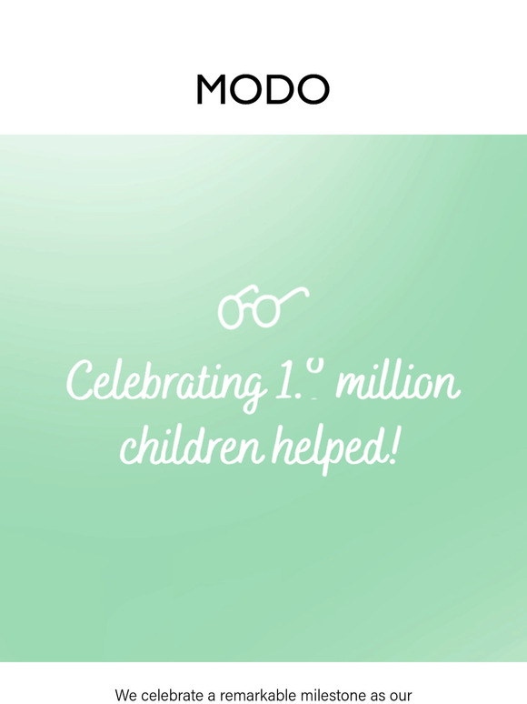Empowering 2 Million Children with Clear Vision!