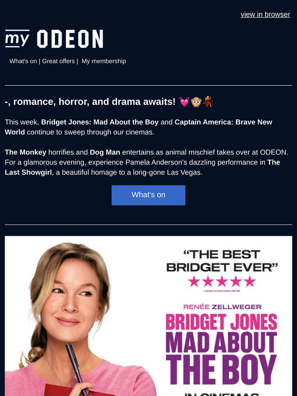 What's new at ODEON