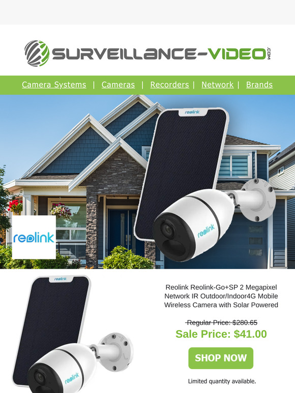 Looking for a solar powered camera? We've got a deal for you.