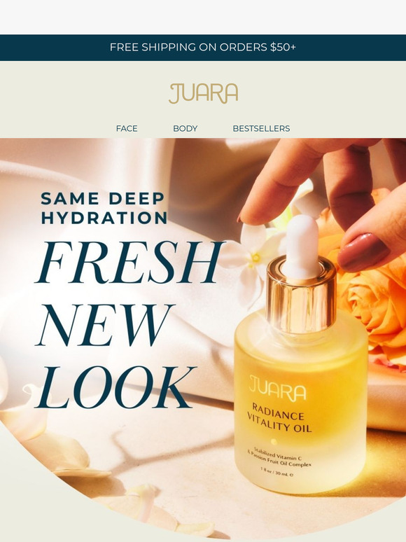 Rejuvenating Moisture, Radiant Glow—All in One Bottle
