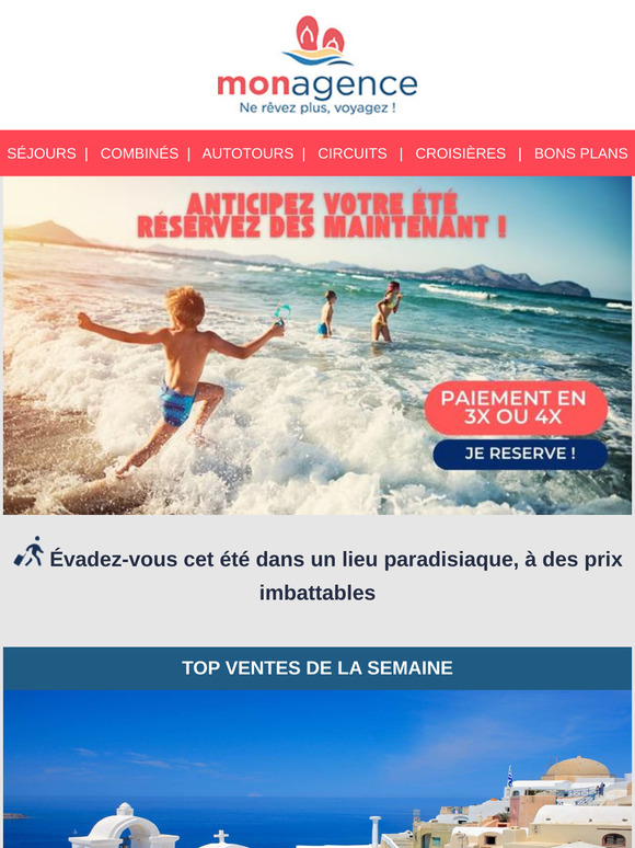 ☀️ L'été vous attend ! Réservez maintenant pour des vacances inoubliables sous le soleil