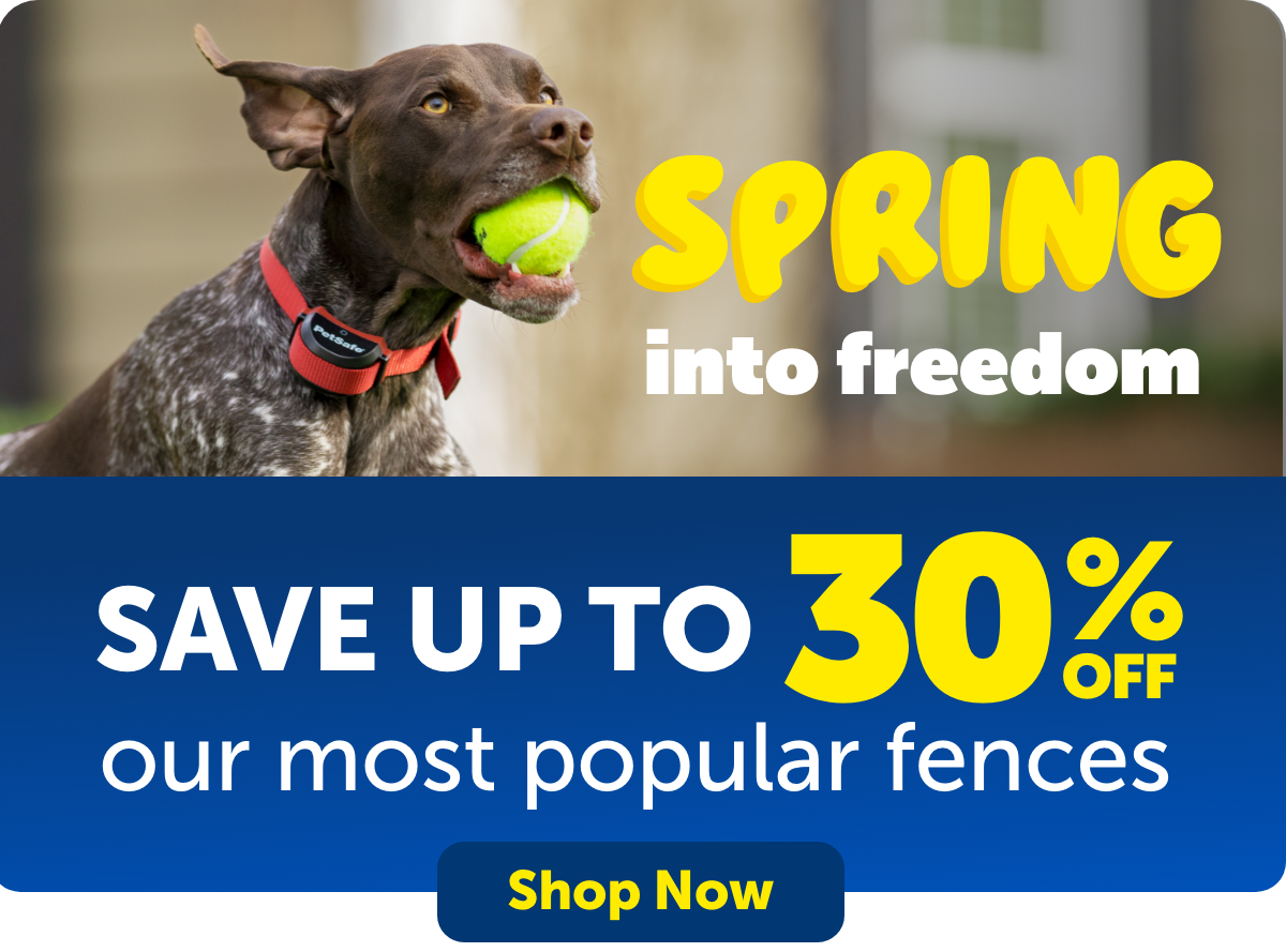 Spring into freedom and save up to 30% on our most popular fences.