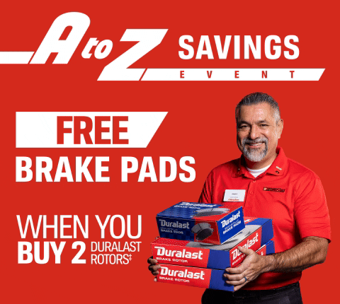 A to Z SAVINGS EVENT| FREE BRAKE PADS | BUY NOW