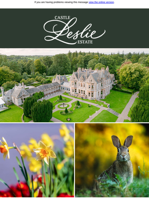 Spring Awakens & Easter Escapes Await at Castle Leslie Estate!