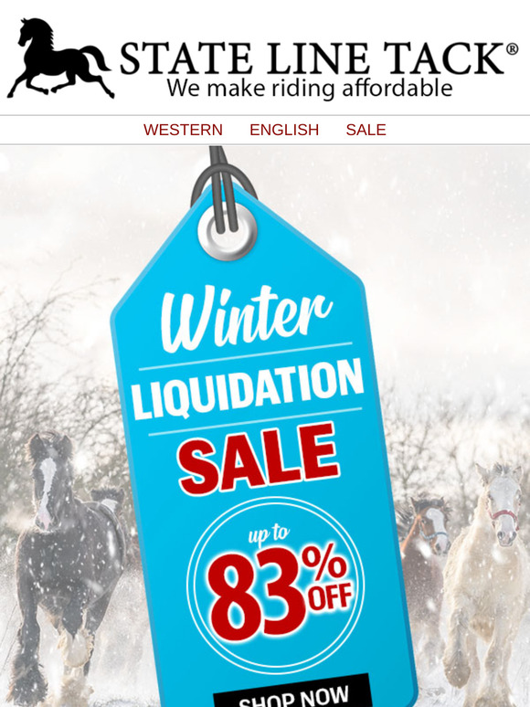 Winter Liquidation—You Won't Find Lower Prices Anywhere!