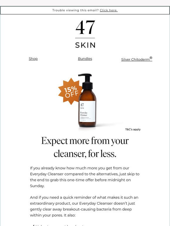 Your ultimate everyday cleanse for less.