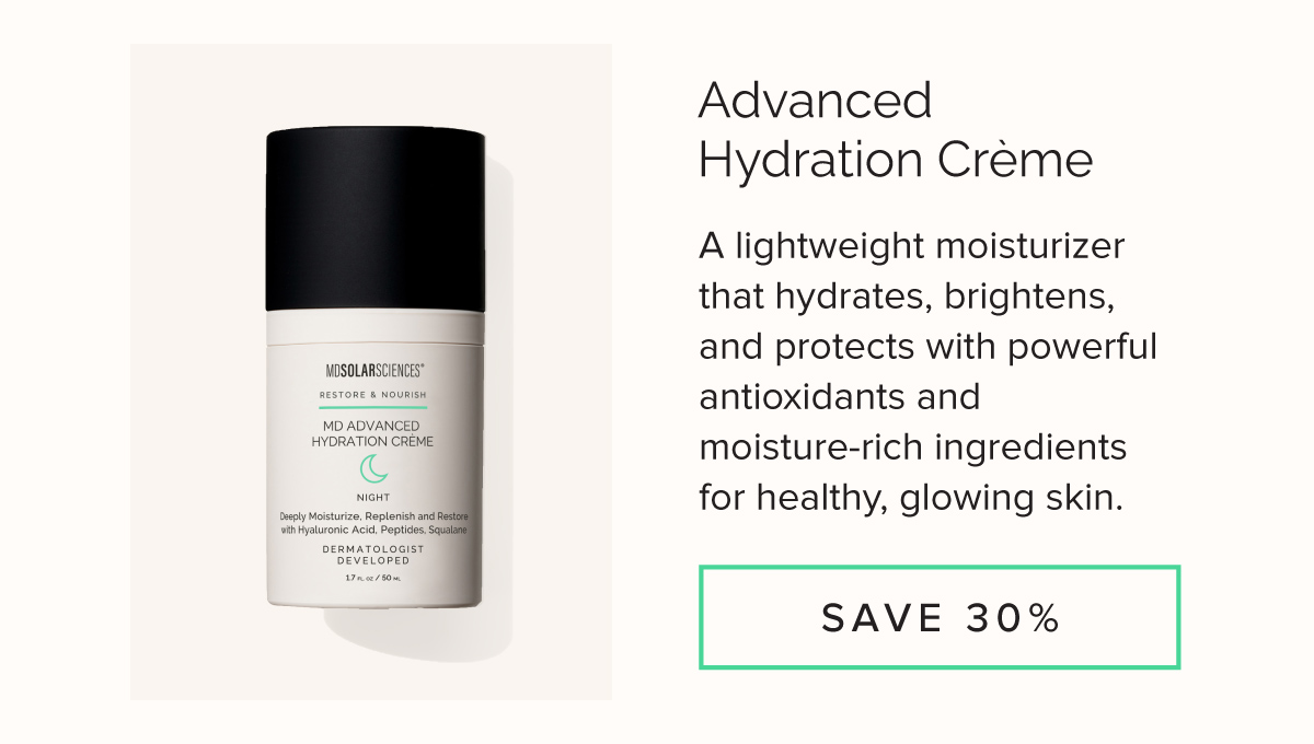 MD Advanced Hydration Crème - Save 30%