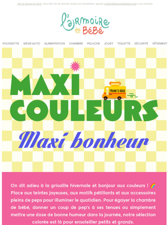 Maxi couleurs, maxi bonheur 💗