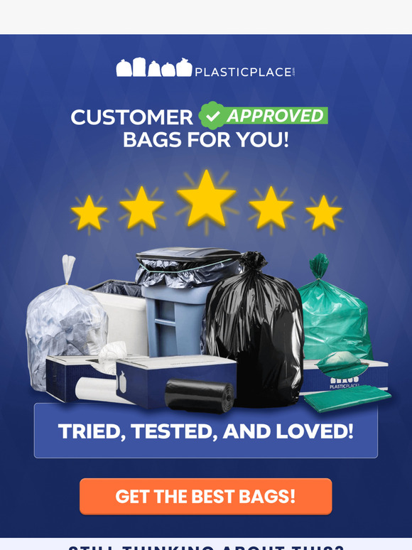 ⭐ 5-Star Trash Bags? See What Customers Say!