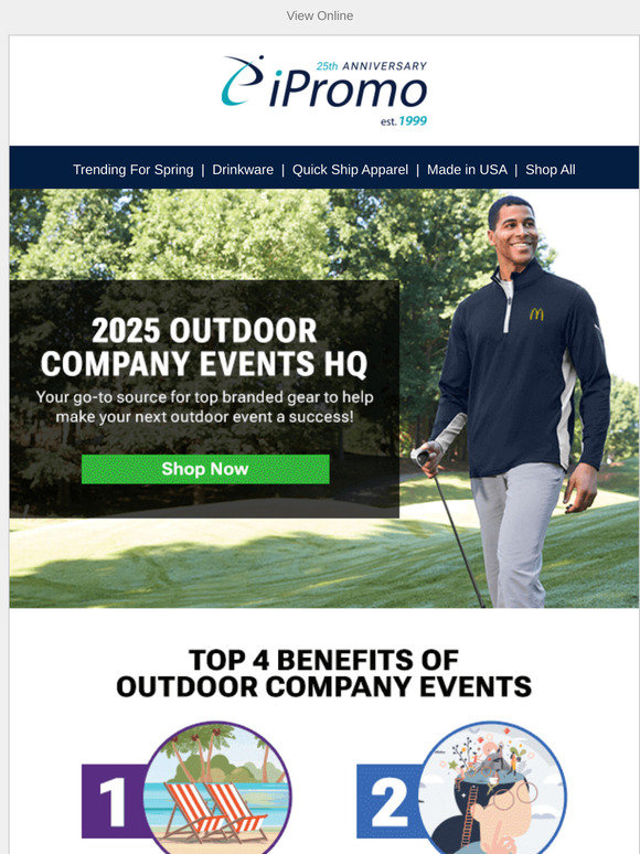 Spring & Summer Events? Must-See Branded Outdoor Gear Inside
