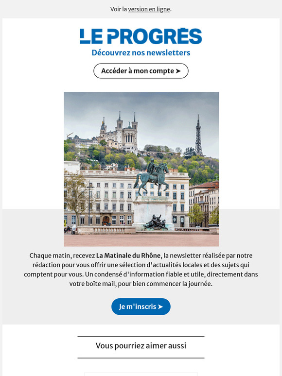 Un résumé de l'actualité de votre région !