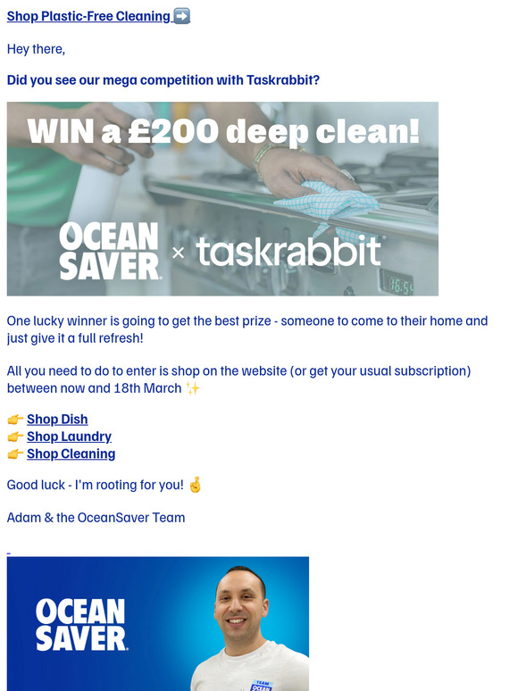 What if someone else did the cleaning for you? 👀