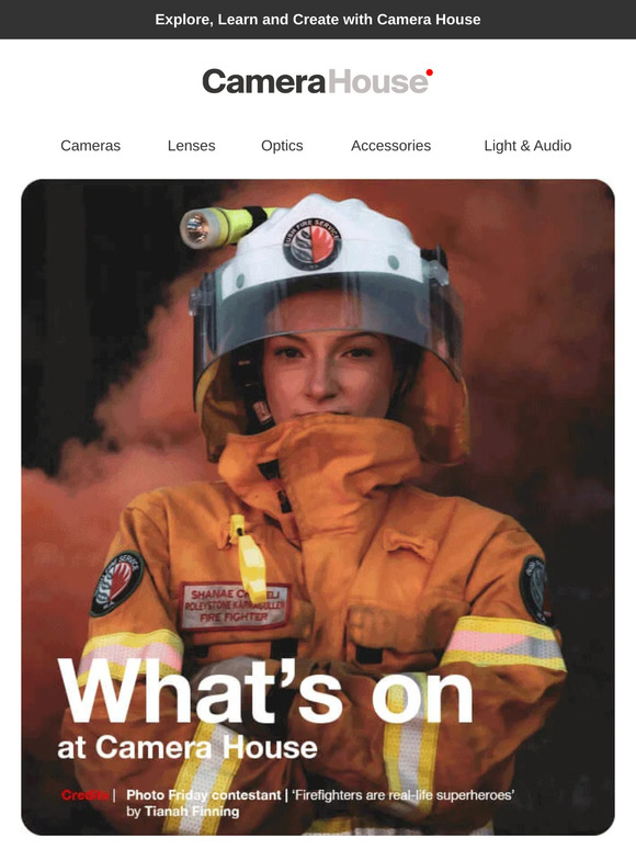 🌟 WHAT'S ON AT CAMERA HOUSE 📆 Events 📸 Courses 🖥️ Blogs 📚 Staff Picks ✅