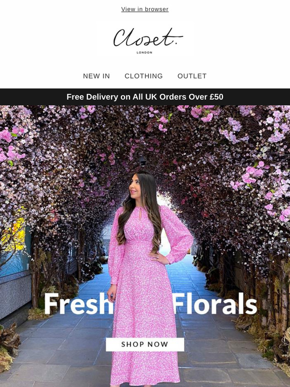 Flourish in Florals – New Season Styles Await!