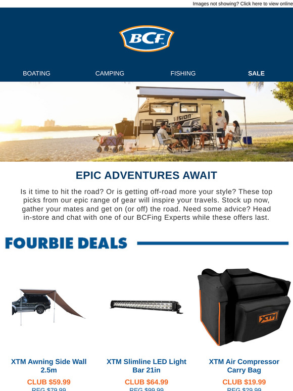 🚙 OFFERS on 4WD & caravan gear.