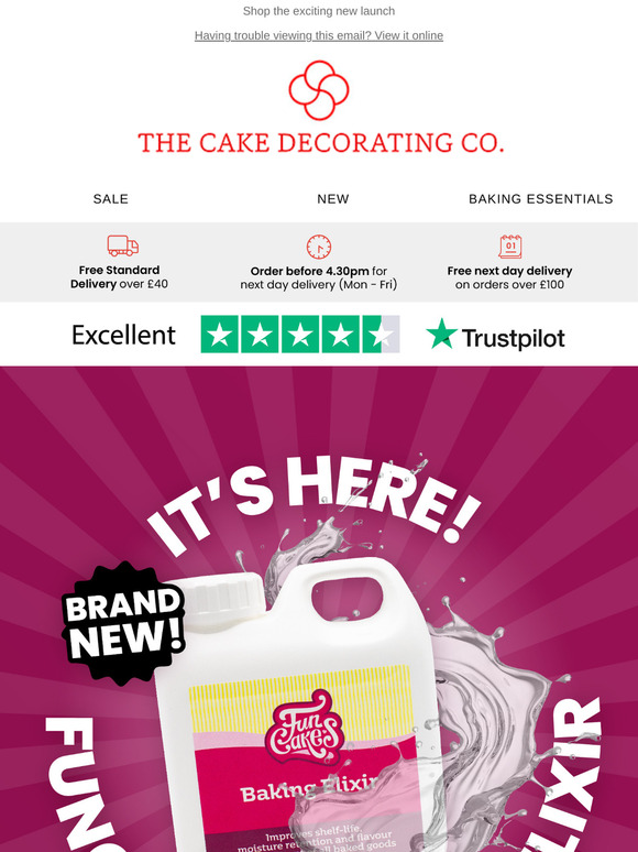 It’s Here! FunCakes Baking Elixir has arrived…