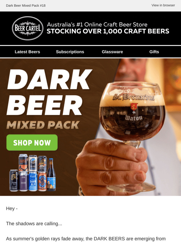 DARK | Dark Beer Mixed Pack #18 🌰