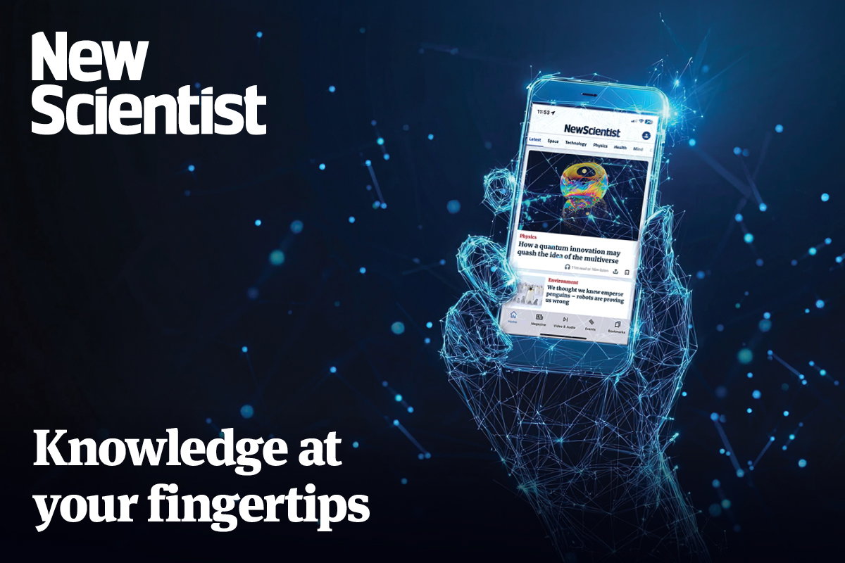 New Scientist: Knowledge at your fingertips. Links to subscription offer